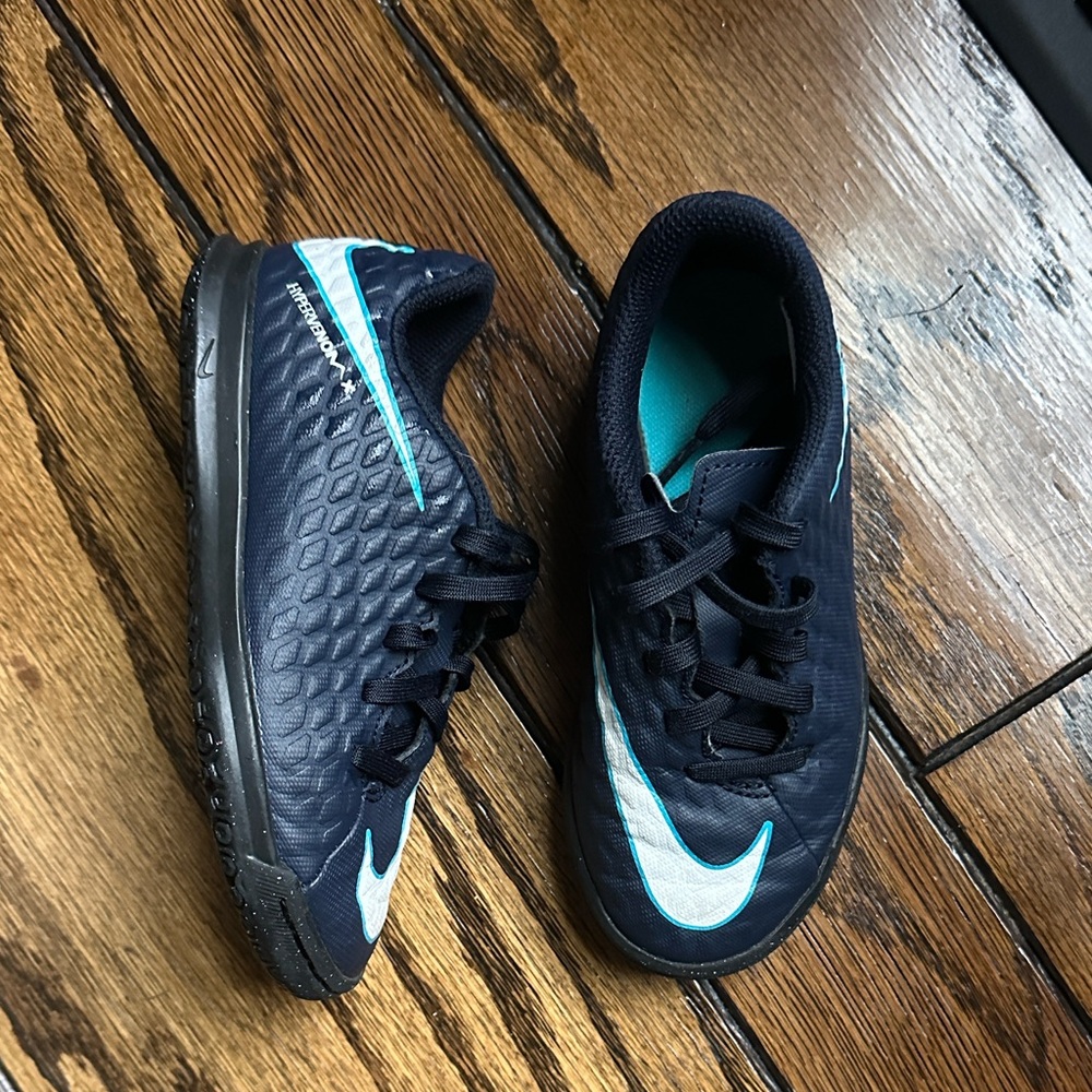 Kids' Navy and Teal Court Sneakers
